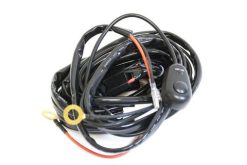 Комплект проводки для подключения 1-й дополнительной LED-фары / HID-лампы (с кнопкой)