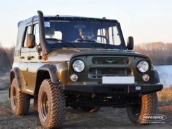 Расширители колёсных арок УАЗ Хантер под нерезанные арки колёс