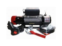 Лебёдка электрическая redBTR серия «HUNTER» 12 (12v) с чугунным клюзом