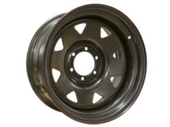 Диск колесный стальной штампованный ORW 25B, 6×139.7, 18×8, ET-25, ЦО 110, черный