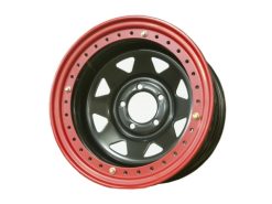 Диск колесный стальной штампованный с бедлоком ORW 121B, 5×114.3, 15×8, ET-19, ЦО 84, черный