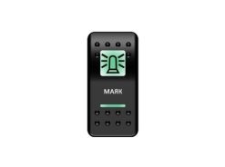 Переключатель Pro-Knopka, ОТКЛ-ВКЛ, Зеленый/Зеленый, «Маяк»