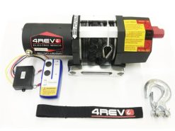 Лебедка для квадроцикла / снегохода  4REVO SLX-4500 с синтетическим тросом