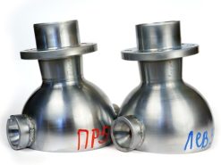 Опора шаровая усиленная с хром-алмазным покрытием, кастор +5 под вкладыш, УАЗ мост Спайсер (к-т 2 шт.)