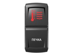 Переключатель Pro-Knopka «Печка» Красный/Белый