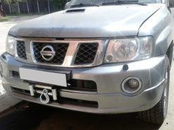 Nissan Patrol Y61 (рестайл.) Комплект с лебедкой Comeup DV 12light