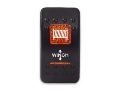 Клавиша для управления лебедкой 12-24В с оранжевой подсветкой WINCH