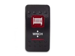 Клавиша для управления лебедкой 12-24В с красной подсветкой WINCH
