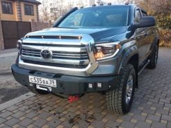 Бампер силовой передний STC для Toyota Tundra 2013- (+ПТФ)
