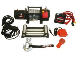 Лебедка автомобильная 4Revo SRX 6500 12V со стальным тросом