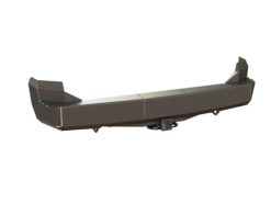 Бампер силовой задний STC Mitsubishi Pajero Sport 1996-2008 с квадрат под фаркоп