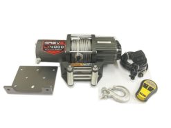 Лебедка для квадроцикла / снегохода 4REVO LX-4000 (стальной трос)