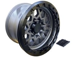 Диск литой с бедлоком Black Rhino 17×9, 5×127, ET-12, D71.56