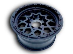 Диск литой с бедлоком Черный Black Rhino 17×9, 6×139.7, ET0, D110