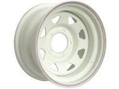 Диск колесный стальной штампованный ORW 73W, 5×139.7, 15×8, ET-25, ЦО 110, белый